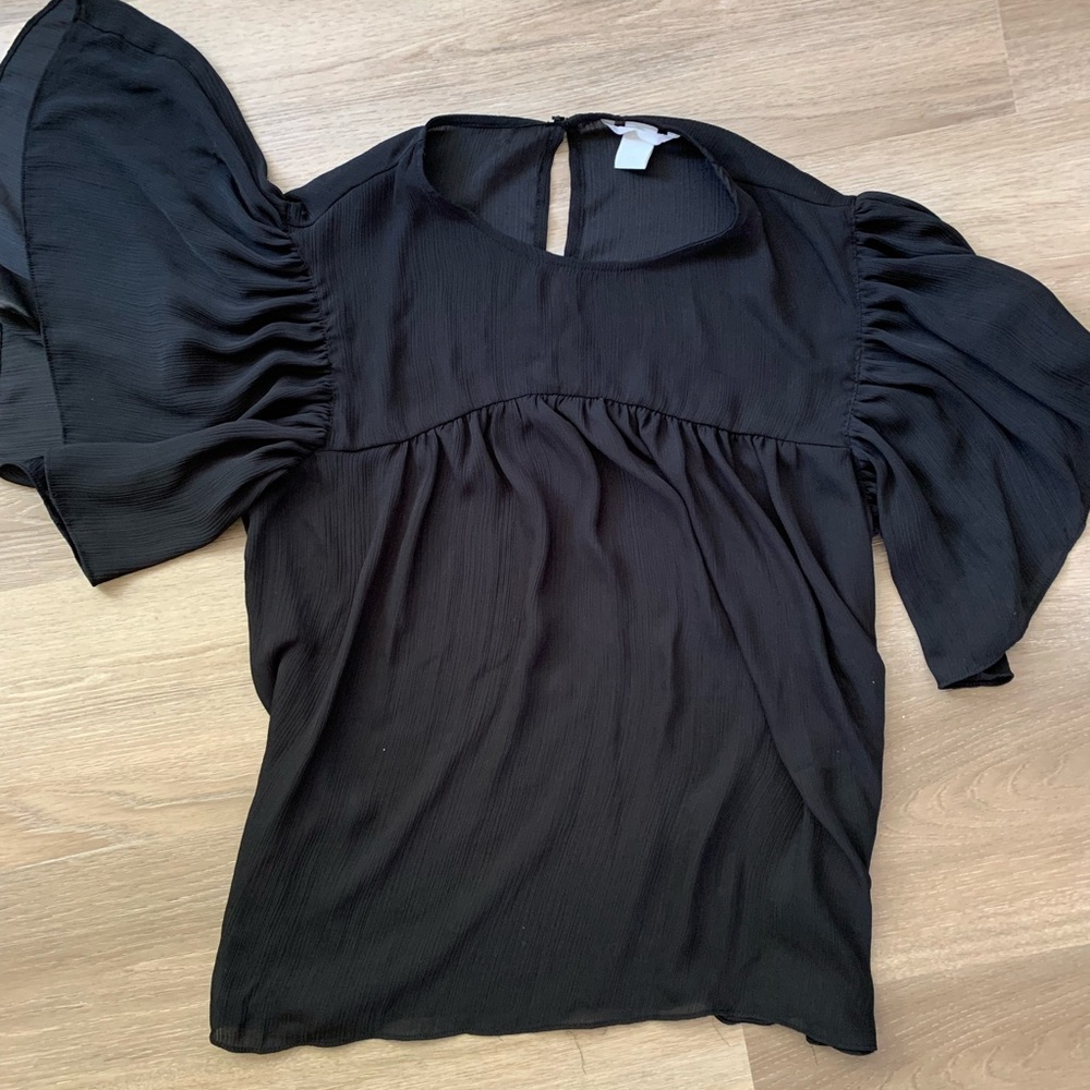 H&M black blouse